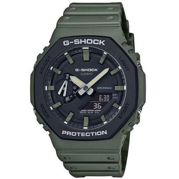 CASIO G SHOCK GA-2110SU-3ADR BLACK ARMY